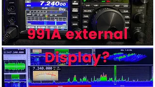 How to get an external display on your Yaesu FT-991A