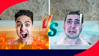 DESAFIO DA PISCINA QUENTE vs FRIA!