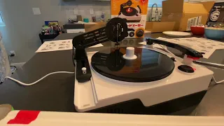 Testing out this Gakken Toy Record Maker