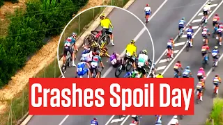 Sepp Kuss Crashes In Vuelta a España 2023 Stressful Stage 7