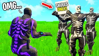 I Went UNDERCOVER in a SKULL TROOPER ONLY Tournament in Fortnite (IT'S BACK!)