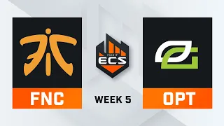 Fnatic vs OpTic - Map 2 - Nuke (ECS Season 7 - Week 5 - DAY4)