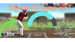 Mlb 11 the show PSP|Home Run tutorial.