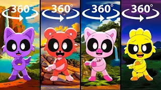 360 VR CatNap Finding Challenge | Poppy Playtime Chapter 3 | FIND EVERY DANCING SMILING CRITTERS #2