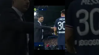 Messi doesn’t shake hands with Pochettino😰