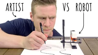 ARTIST V.S ROBOT - Who can DRAW the best?!