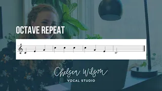 Octave Repeat | Vocal Warm Up in Female Key