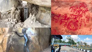 Bhimbetka Rock Shelters | Bhimbetka Caves Painting |#bhimbetkarockshelters #bhimbetikacaves #gufa