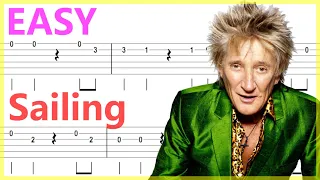 Sailing - Rod Stewart Guitar Solo Tab+BackingTrack