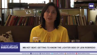 MB Hot Seat: Getting to know the lighter side of Leni Robredo