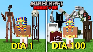 SOBREVIVI 100 DIAS no MUNDO do TREVOR HENDERSON no Minecraft - O FILME