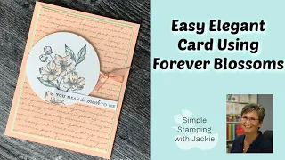 OMG! This Elegant Card is SO Easy to Make