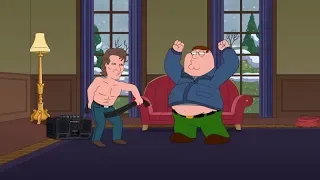 Peter Dances With Imaginary Patrick Swayze - Family Guy