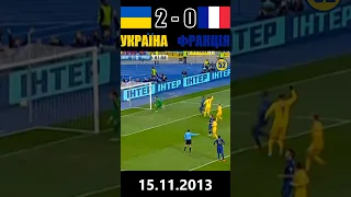 Який був шанс! Україна 2-0 Франція. 2013. За крок до Бразилії #shorts  #ukraine #football #fifa