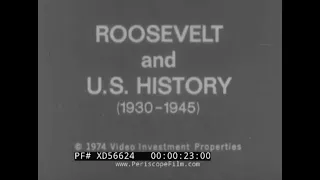 " ROOSEVELT AND US HISTORY 1930-1945 "  PRESIDENT FRANKLIN DELANO ROOSEVELT  FDR BIOGRAPHY XD56624