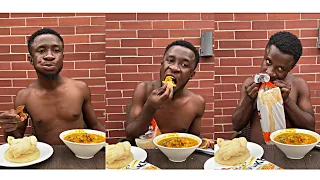 Prophet Rolex eating egusi soup, cornflakes, cupcake, bread and gari 🤣 Best of prophet Rolex comedy