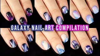 Galaxy Nail Art Tutorial Compilation - 6 Space Themed DIY Manicures! || KELLI MARISSA