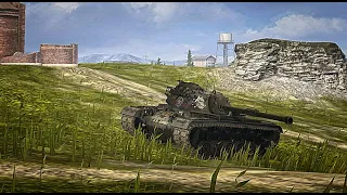 Мастер в РБ. M48 PATTON. World of tanks blitz