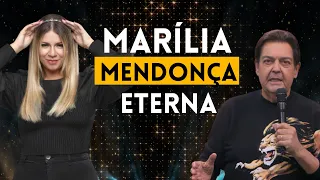 Homenagem a Marília Mendonça emociona auditório do Faustão