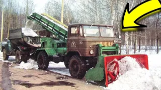 История коммунальных машин СССР: снегоуборочные машины.
