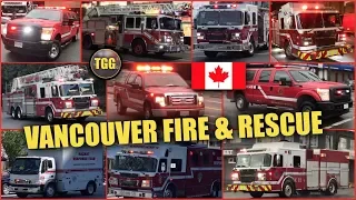 *SPECIAL* [Vancouver] Fire Trucks Big Response Compilation!