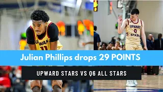 Julian Phillips drops 26 points & was UNGUARDABLE | JUANSE IS SMOOTH | Upward Stars vs Q6 All Stars