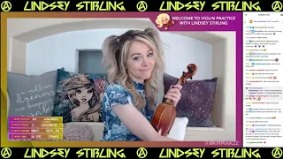 Lindsey Stirling Livestream Violin Practice Twitch 05-25-2021