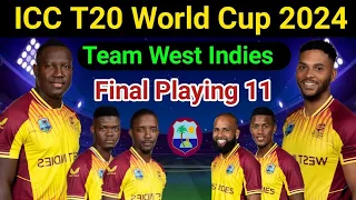 T20 World Cup 2024 | T20 World Cup West Indies Playing 11 | West Indies Playing 11 World Cup 2024