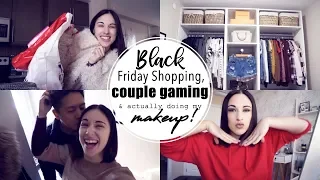 Black Friday Shopping, couple gaming & actually doing my makeup! || Weekly Vlog #41