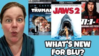 What's New For Blu? - Jaws 2 4k Upgrade, The Truman Show and More Mission Impossible!