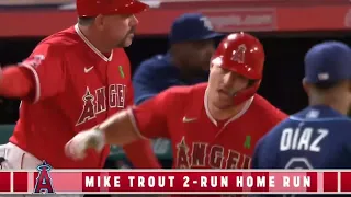 Mike Trout Is On Fire! Crushes 2 Home Runs vs. Rays