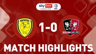 HIGHLIGHTS: Burton Albion 1 Exeter City 0 (11/2/23) EFL Sky Bet League One