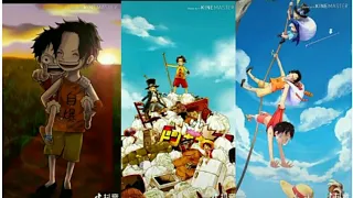 Tik Tok One Piece - Tik Tok về ba anh em Ace Sabo Luffy siêu dễ thương cute #18