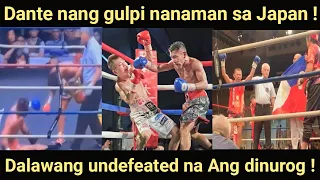 Lito Dante na upset ang undefeated Japanese boxer na si Takeshi ishii ! Fight highlights