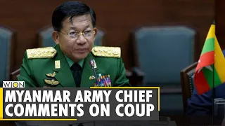 Myanmar army chief: Military ouster was inevitable | Washington blocks aid to Myanmar | WION