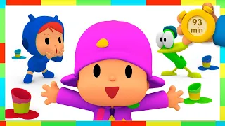 🌈 POCOYO AND NINA  - Colors of the wind [93 min] ANIMATED CARTOON for Children | FULL episodes