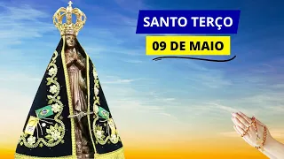 SANTO TERÇO DE APARECIDA DE HOJE - 09/05/2024 | MISTÉRIOS LUMINOSOS | DIA DE ADORAÇÃO AO SANTÍSSIMO
