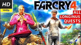 Far Cry 4 All Longinus Missions Gameplay Walkthrough Longplay No Commentary 1080p HD 60 FPS 2K HD