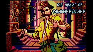 The Heart of Salamanderland - Amstrad CPC - Short gameplay