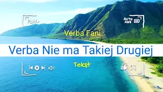 💑 Verba - Nie Ma Takiej Drugiej ( tekst ) @VerbaOfficialTV