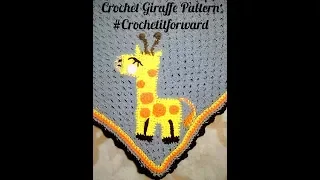 How to Crochet Giraffe Applique | Crochet Giraffe Pattern | Crochet Giraffe for Afghan