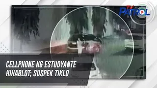 Cellphone ng estudyante hinablot; suspek tiklo | TV Patrol