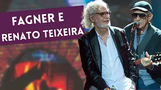 Fagner e Renato Teixeira cantam sucessos no Faustão Na Band