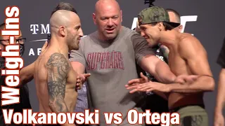 UFC 266 Ceremonial Weigh-Ins: Alexander Volkonovski vs Brian Ortega