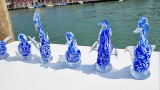Beautiful fantasy Murano glass animals