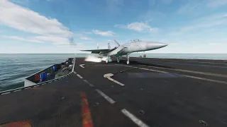 Landing The F-15C On A Carrier | DCS World