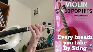 Every breath you take violin tutorial from ‘Violin 50pop hits’