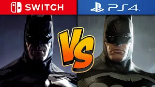 Batman Arkham Trilogy Graphics Comparison (Switch vs Everything Else)