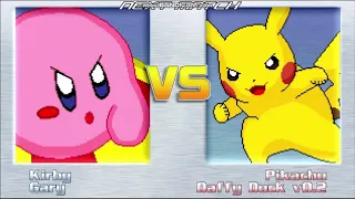 Kirby And Gary vs. Pikachu And Daffy Duck - MUGEN Request