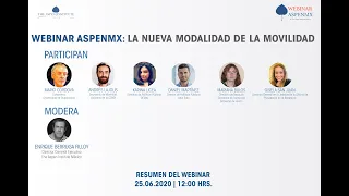 Webinar Aspen MX (Resumen) I La Nueva Modalidad de la Movilidad